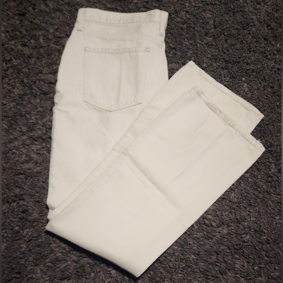 J. CREW High-rise Full Length Demi Boot Oatmeal 100% Cotton Sz.31Tx33 NWT** - Picture 8 of 8